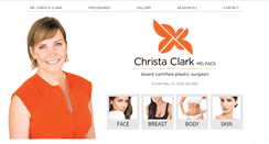 Desktop Screenshot of clarkplasticsurgery.com